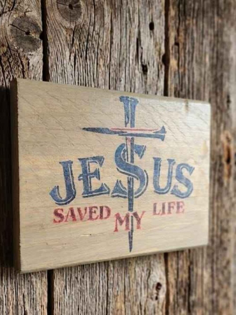 Inspirational Rustic Wooden Sign